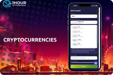 Cryptocurrencies withdrawal option